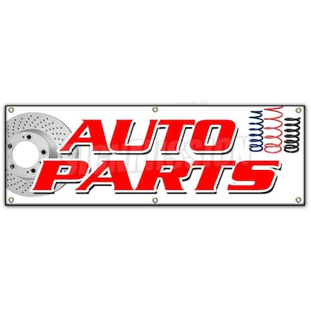 Signmission AUTO PARTS BANNER SIGN oem all brands remanufactured overhaul engines B-72 Auto Parts